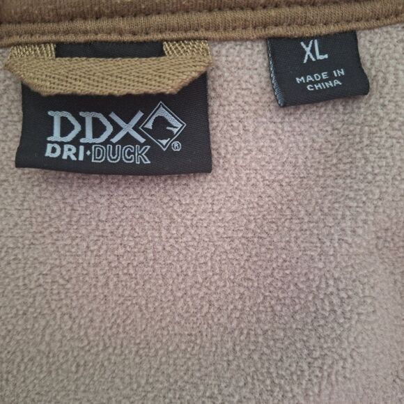 DDX Dri Duck Brown Flex Vest Men XL Outdoor Workwear Hunting Winter Performance - Picture 5 of 16